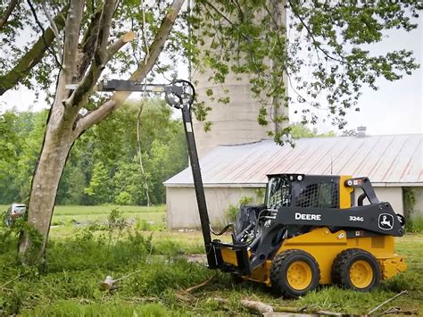 hydraulic tree saw for skid steer or tractor bucket|limb buster tree saw.